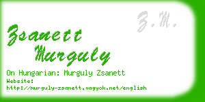 zsanett murguly business card